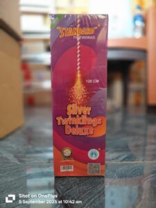 SILVER - TWINKLE STAR-120 CM - STANDARD