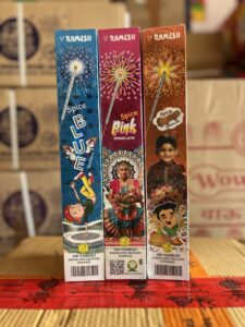 SPARKLERS - 15 CM PINK - RAMESH