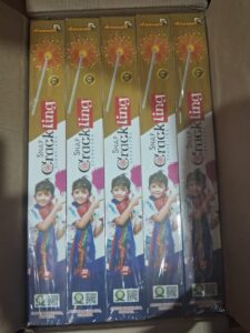 SPARKLERS - 30 CM COLOUR - AIRAVAT