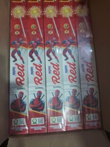 SPARKLERS - 30 CM RED - AIRAVAT