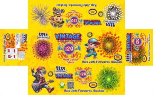 120 SHOTS MULTI COLOUR - ECONOMIC - RAJAJOTHI